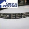 Correia Goodyear Gatorback 3PK 0905 em fundo branco.
