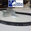Correia elástica Continental Poly-V com suporte metálico.