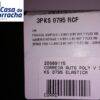 Etiqueta de correia auto Poly V 3 KS 0795 com compatibilidade e código de barras.
