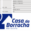 Tabela com informações sobre veículos, incluindo modelos e referências.
