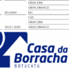 Logotipo da Casa da Borracha com informações de produto