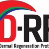 Logotipo da D-RP com as letras D-RP e a frase Dermal Regeneration Protection.