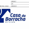 Logotipo da empresa Casa da Borracha, localizado em Botucatu.