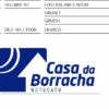 Logotipo da Casa da Borracha em Botucatu