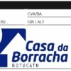 Logotipo da Casa da Borracha com informações sobre motores Effa.