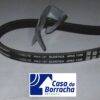 Correia elástica modelo 4PKS 1100 da Continental, com suporte de metal.