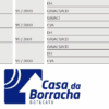 Tabela de especificações de peças para automóveis.