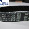 Correia POLY-V 5PK 960 em fundo claro.