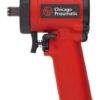 Chave de impacto pneumática vermelha da Chicago Pneumatic.