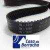 Cinto de sincronização preto com marcações de tamanho W-1440.