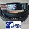 Três correias pretas de borracha com marca Continental