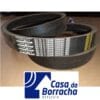 Correias Goodyear BX 75 empilhadas sobre uma superfície neutra.