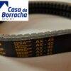 Correia dentada marca Torque Team, modelo AX-45, com marcação preta e amarela.