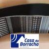 Correia industrial Continental com marcação e código de barras.
