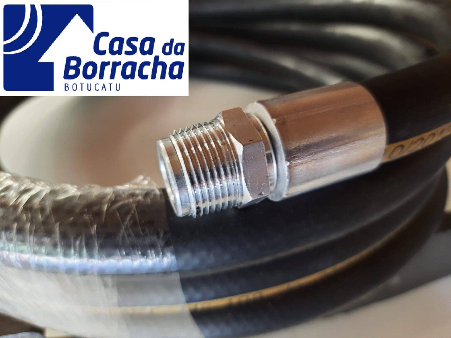 MANGUEIRA MONTADA BOMBA COMBUSTIVEL 3/4