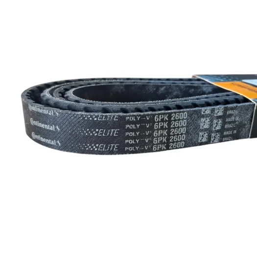 Correia de transmissão Poly-V 6PK 2600 da Continental, em rolo