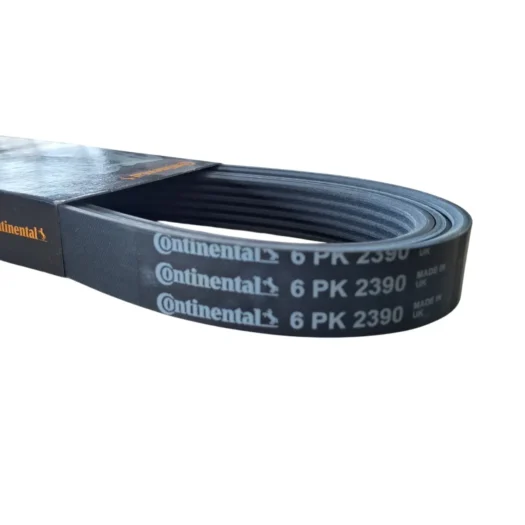 Correia de transmissão Continental 6 PK 2390 em embalagem.
