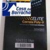Embalagem da correia Poly-V da Continental em fundo preto.