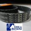 Correia poli-V 5PK 1125, marca Elite, com fundo claro.