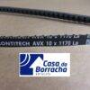 Correia Contitech AVX 10 x 1170 La em fundo marrom