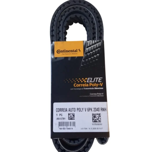 Correia Poly-V da marca Continental em embalagem