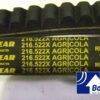 Correia agrícola Goodyear 216.522X com inscrições em amarelo sobre fundo preto.