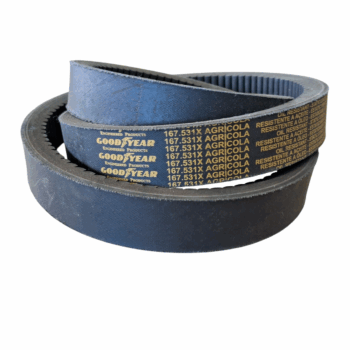 Dupla de correias Goodyear agricolas em tom escuro