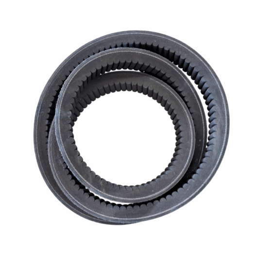 Conjunto de duas correias em formato circular.