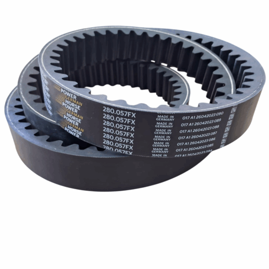 Fitas de transmissão emborrachadas empilhadas