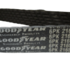 Correia Goodyear com design preto e texto em branco, modelo 6PK 2165.