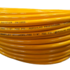 Mangueira Kanflex Offshore-Pro 1/4" de cor amarela, empilhada.