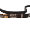 Cinto de transmissão BX83-A preto com marcações e símbolos