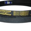 Correia Goodyear 383.013 agrícola em preto com marcação em amarelo