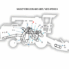 Diagrama do sistema hidráulico do trator Massey Ferguson 6845/6855 Hydro D.