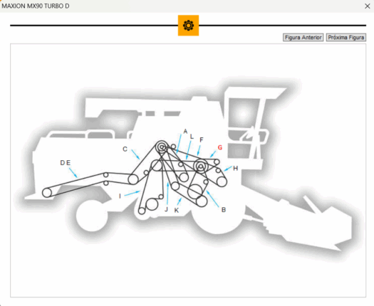 CORREIA AGRICOLA 203.022X Goodyear/Continental (equivalente a C-077 lisa) COMPATÍVEL COM NEW HOLLAND MAXION MASSEY FERGUSON IDEAL CLAYSON ORIGINAL 117522513800 230055 0050906166
