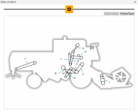 CORREIA AGRICOLA 200.522X COMPATÍVEL COM IDEAL SLC ORIGINAL: CR104 SA02001