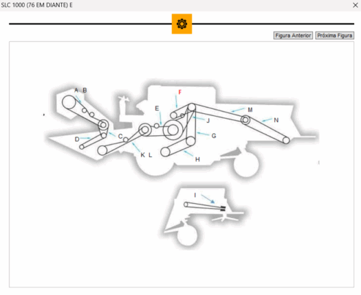 CORREIA AGRICOLA 200.522X COMPATÍVEL COM IDEAL SLC ORIGINAL: CR104 SA02001