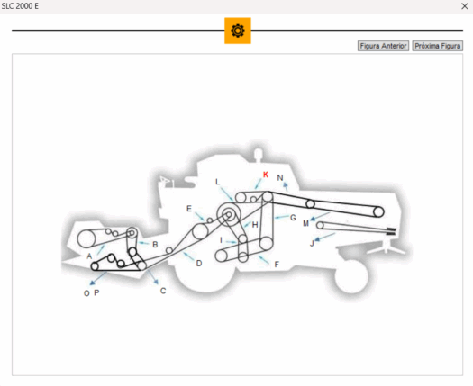 CORREIA AGRICOLA 200.522X COMPATÍVEL COM IDEAL SLC ORIGINAL: CR104 SA02001