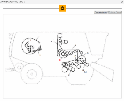 CORREIA AGRICOLA 210.022.F ou 22C2100 ou 22c2060 ou C-79 COMPATÍVEL COM JOHN DEERE ORIGINAL: H154731