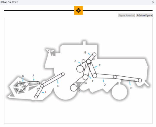 CORREIA AGRICOLA 211.022 CONTINENTAL (equivalente a C-80) COMPATÍVEL COM MASSEY FERGUSON IDEAL ORIGINAL: 1-99-51610 1722835M1 6203660M1 C010906356 01MT05X208