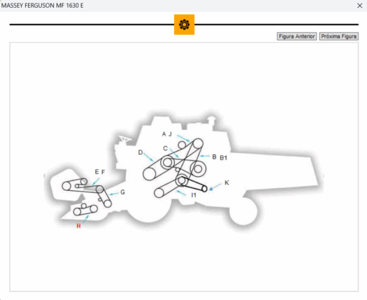 CORREIA AGRICOLA 211.022 CONTINENTAL (equivalente a C-80) COMPATÍVEL COM MASSEY FERGUSON IDEAL ORIGINAL: 1-99-51610 1722835M1 6203660M1 C010906356 01MT05X208