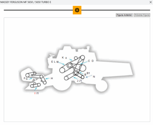 CORREIA AGRICOLA 211.022 CONTINENTAL (equivalente a C-80) COMPATÍVEL COM MASSEY FERGUSON IDEAL ORIGINAL: 1-99-51610 1722835M1 6203660M1 C010906356 01MT05X208