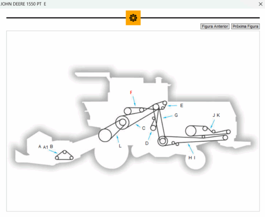 CORREIA AGRICOLA 235.022 / 22C2350 / C89 / 230057 ou CR118 ou CQ03265 ou 063971T1 (subst. a 20503758) Continental