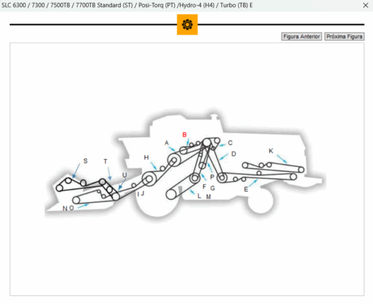CORREIA AGRICOLA 235.022 / 22C2350 / C89 / 230057 ou CR118 ou CQ03265 ou 063971T1 (subst. a 20503758) Continental