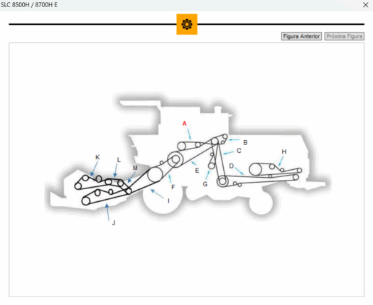CORREIA AGRICOLA 235.022 / 22C2350 / C89 / 230057 ou CR118 ou CQ03265 ou 063971T1 (subst. a 20503758) Continental