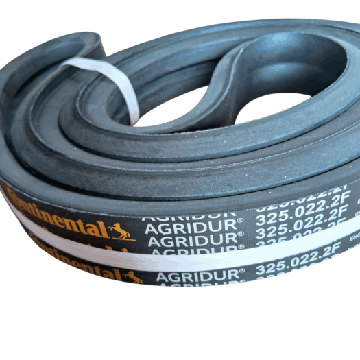 Mangueiras de borracha AGRIDUR da Continental enroladas.