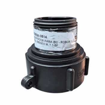 ADAPTADOR PARA IBC - ROSCA FÊMEA 2" S60X6 X MACHO 1.1/2" BSP LUPUS 0814