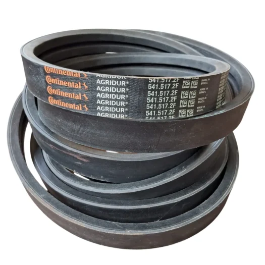 Correias de borracha da marca Continental empilhadas