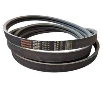 Conjunto de correias agrícolas da marca Continental.