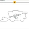Diagrama do trator Massey Ferguson MF 8780 E com componentes rotulados A, B, C, D e E.